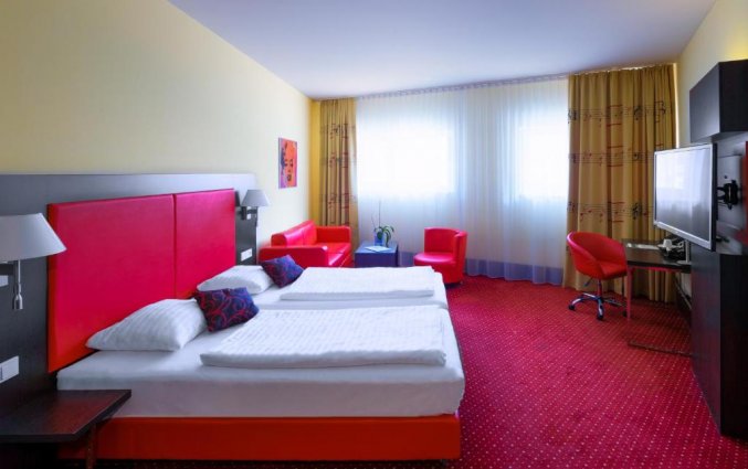 Slaapkamer van hotel Best Western Plus Amedia Art in Salzburg